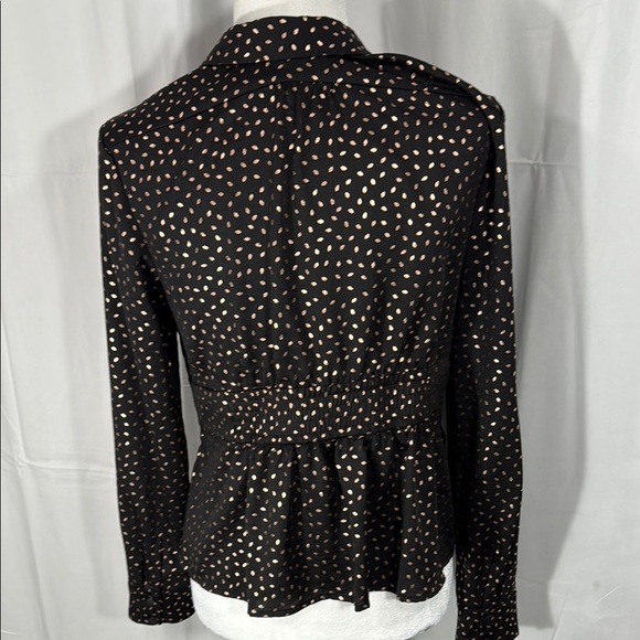 ba&sh Black Top with Gold Dots Size Medium - Picture 7 of 10